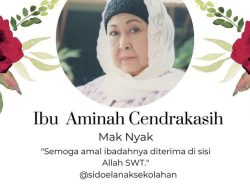 Aktris Senior Aminah Cendrakasih Atau Yang Dikenal Mak Nyak Meninggal Dunia