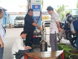 Unit Pelaksana Teknis Dinas Metrologi Legal Kota Depok Gelar Sidak Pengawasan Pompa Ukur BBM ke Seluruh SPBU Kota Depok