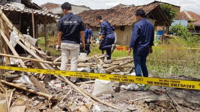 Ledakan Besar di Gubuk Penghasil Petasan Sukabumi
