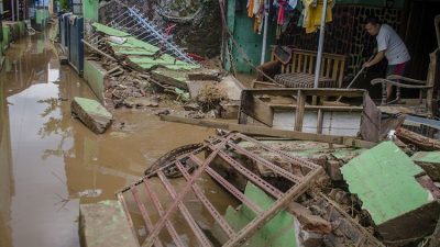 Sejumlah Daerah Kabupaten Bandung di Landa Banjir dan Longsor Pasca Hujan Deras