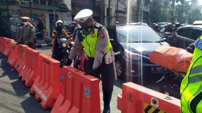 Sejumlah Ruas Jalan di Kota Bandung Ditutup