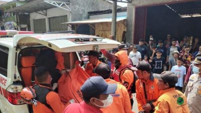 Dua Korban Tenggelam di Muara Sungai Cibuni Sukabumi Berhasil Ditemukan