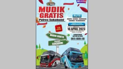 Polres Sukabumi Buka Layanan Mudik Gratis 2023, Segera Daftar