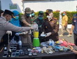 Kejaksaan Negeri Kota Sukabumi Musnahkan Ribuan Obat-obatan Terlarang