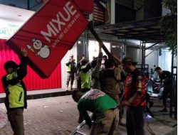 Sejumlah Reklame Ilegal Ditertibkan Pemkot Bandung