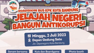 Roadshow Bus KPK di Kota Bandung, Edukasi Masyarakat dan ASN Sebarkan Antikorupsi