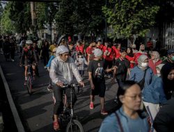 Masyarat Bandung Sambut Antusias Car Free Day yang Kembali di Gelar