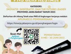 Seleksi PNS Berprestasi, Inovatif dan Inspiratif Tahun 2023 Pemda Jawa Barat