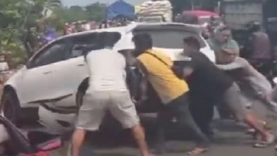 Tabrakan Beruntun Terjadi di Jalan Raya Lingkar Timur, Satu Orang Luka Ringan