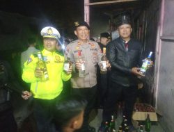 Polres Garut Amankan Ratusan Botol Miras
