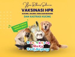 Peringati Hari Rabies Sedunia, Pemkot Bandung Gelar Vaksinasi HPR September Mendatang