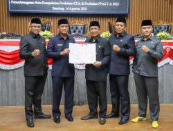 Pemkot dan DPRD Kota Bandung Sepakati Rancangan Perubahan KUA dan PPAS APBD Kota Bandung Tahun Anggaran 2023