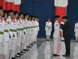 Pengukuhan 36 Anggota Paskibraka Jawa Barat