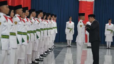 Pengukuhan 36 Anggota Paskibraka Jawa Barat