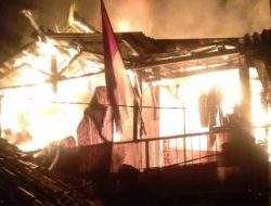 Sebuah Rumah Kebakaran, Diduga Dibakar Menantu Pemilik Rumah