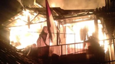 Sebuah Rumah Kebakaran, Diduga Dibakar Menantu Pemilik Rumah