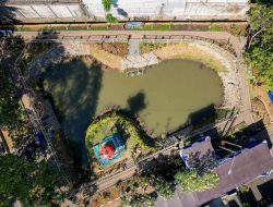 Kolam Retensi di Babakan Ciparay, Tampung Tampung 716 Meter Kubik Air