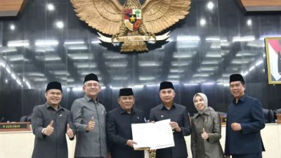 Rapat Paripurna Perdana Pj Gubernur Jawa Barat Beserta Pimpinan DPRD dan Ketua Fraksi
