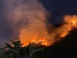 Kebakaran Lahan di Gunung Jayanti Palabuhanratu
