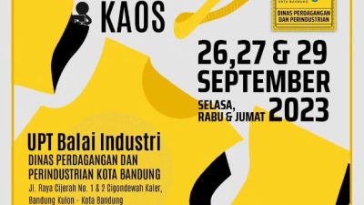 Pelatihan Konveksi Kaos di UPT Balai Industri Disdagin Kota Bandung