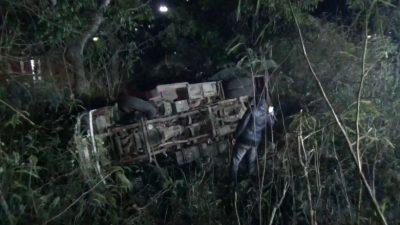 Mobil Pemadam Kebakaran Kecelakaan, Masuk Jurang di Pamulihan Sumedang