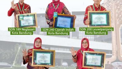 Lima Sekolah di Kota Bandung Dapatkan Penghargaan Adiwiyata Nasional Tahun 2023