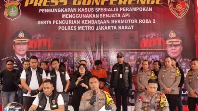 Polisi Berhasil Tangkap Komplotan Pelaku Perampokan Bersenjata Api