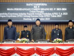 DPRD Kota Bandung Setujui Raperda Perubahan APBD TA 2023