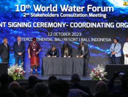 Pemerintah Tandatangani Empat Kerja Sama Regional Menuju 10th World Water Forum 2024