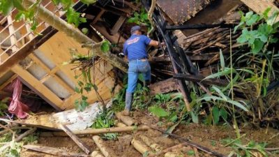 Kampung Citiis Kabupaten Bandung Barat di Terjang Longsor
