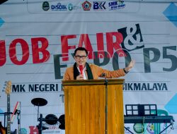 Kadisdik Jawa Barat Buka Acara Job Fair & Expo Project di SMKN Kadipaten Tasikmalaya