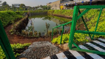 Minimalisir Banjir di Bandung Inten, Riung Bandung Pemkot Resmikan Resmikan Kolam Retensi