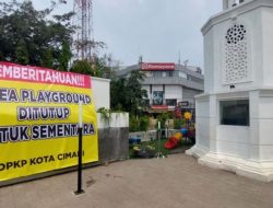 Viral Seorang Anak Perempuan Tersengat Listrik saat Main di Srea playground Alun-alun Cimahi