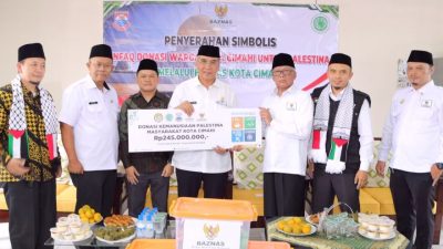 Kota Cimahi Donasikan Rp 245 Juta Untuk Palestina Melalui BAZNAS