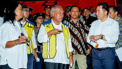 Menteri PUPR Bersama Kadisdik Jawa Barat Tinjau Langsung Lokasi yang Tedampak Gempa