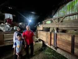Perjuangan Keluarga Miskin, Hidup Bersama dengan Hewan Ternak di Bangunan Sederhana