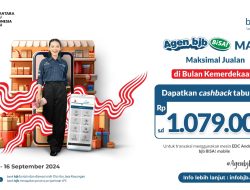 Kebut Transaksi Digital Sambut HUT RI, bank bjb Luncurkan Program Program Agen bjb BiSA! MAJU