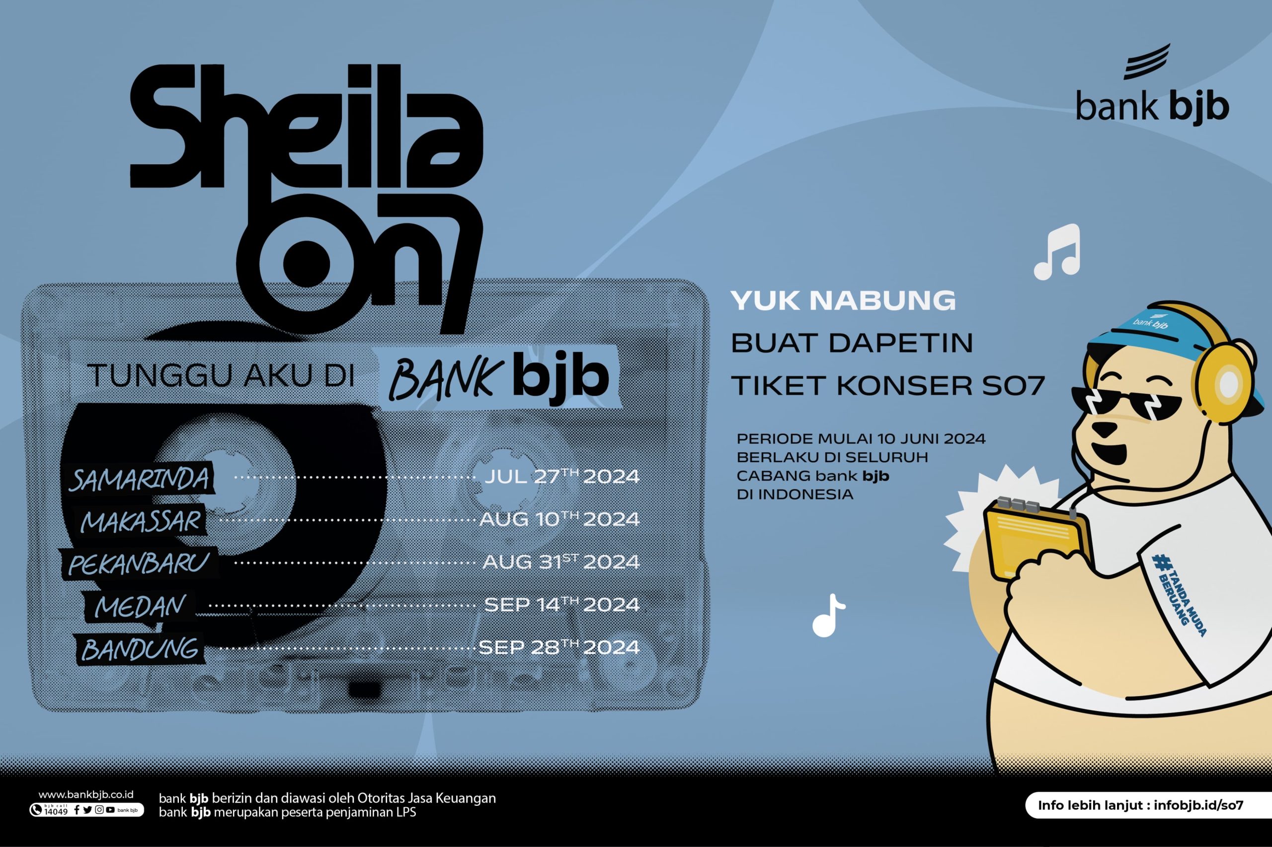 Kejutan Istimewa bank bjb, Gelar Program Nabung Dapet Tiket Konser Sheila On 7