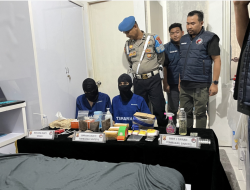 Sat Narkoba Polres Cimahi Ungkap Pelaku Tembakau Home Industri di Sebuah Kos-Kosan