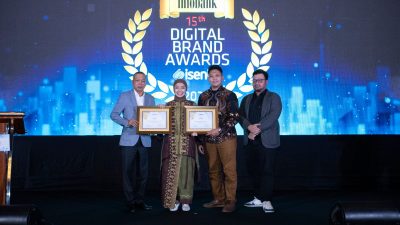 Inovasi dan Kepercayaan Publik Antar bank bjb Raih Penghargaan di Ajang Infobank–Isentia Digital Brand Appreciation 2026